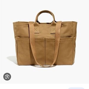 Madewell The Commuter Bag toffee color